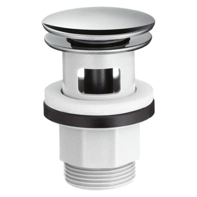 hansgrohe HG Ablaufgarnitur PUSH-OPEN für Waschtisch- und Bidetmischer chrom (50105000)