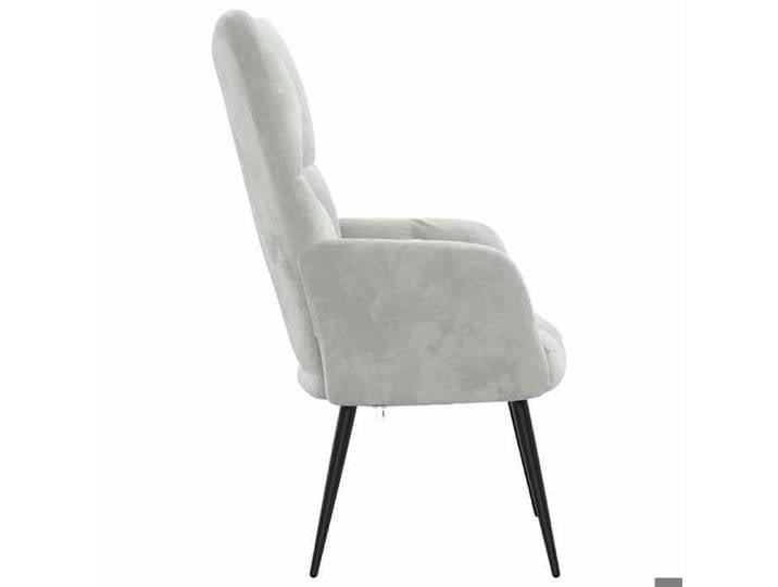 Fauteuil relax - CLOUD - contemporain - Gris clair Velours S217