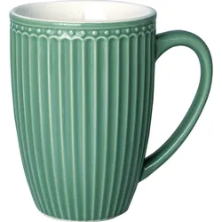 GreenGate Alice Everyday Hoher Latte Becher mit Henkel, dusty green
