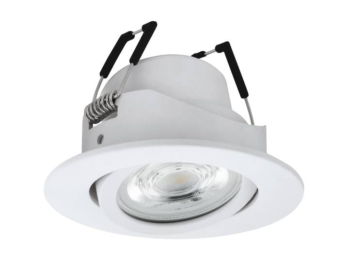 Eglo Spot Saliceto-Z Weiss Aluminium 400 lm Dimmbar B 4.6 cm - LED - Lichtfarbe: Extra warmweiss - Kaltes Tagesweiss - LED Energiesparlampen
