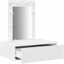 vidaXL, Schminktisch, Husenborn (mit LED) (40 x 60 x 70 cm)