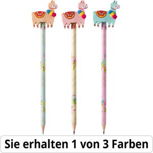 Brunnen Bleistift Lama, Härte HB, mit Radiergummi