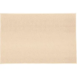 Kleine Wolke Badteppich Zigzag Sandbeige 70x120 cm