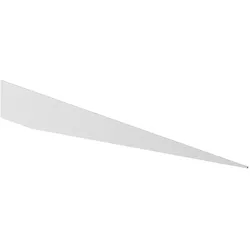Schlüter Systems WASHBASINPROFILE-WW Gefällekeile rechts und links passend zu Waschtisch KERDI-BOARD-WW Aluminium MBW - Brillantweiß matt