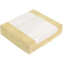 MONOUSO - Quadratische Verpackungen für Bäckereien Kraft 28x28x10cm (25 Stück)
