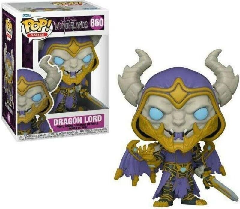 Funko Pop Videojuegos Tiny Tina Wonderland Dragon Lord 59333 Talla Única Unisex