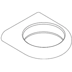 hansgrohe Abdeckung Axor Logo für Halteelement 96110000 chrom