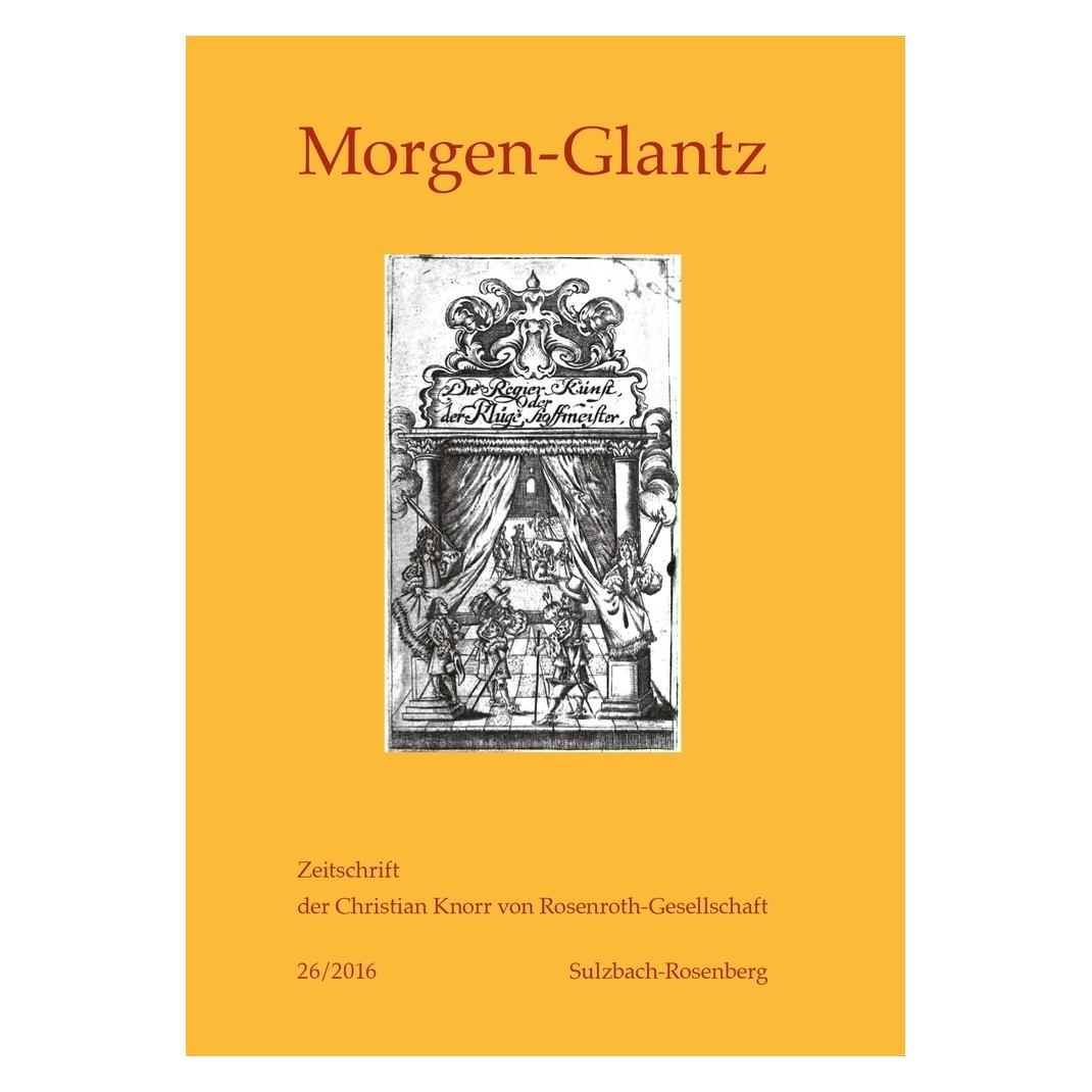 Peter Lang Morgen-Glantz - 26/2016 (Deutsch, Softcover, Bernhard Jahn, Irmgard Scheitler) (56020289)