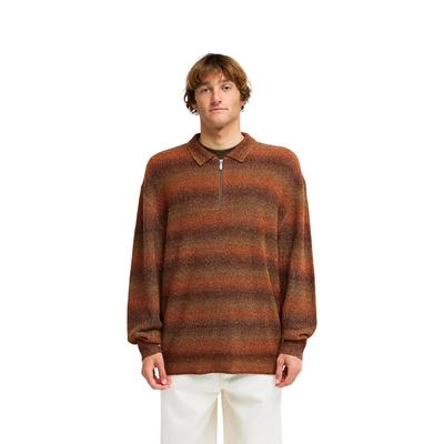 Strickpullover BILLABONG "Palm Cove", Herren, Gr. L, braun (tortoise shell), Obermaterial: 47% Baumwolle, 46% Modacryl, 7% Polyester., Pullover Strickpullover