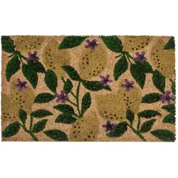 FUSSMATTE Bunt 45/75 cm Zitrone Kokosfasern Tazlina