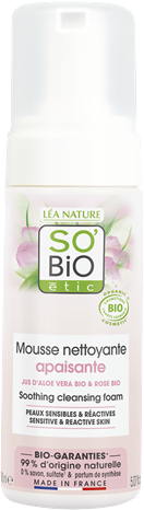 SO'BiO étic Hypoallergenic Soothing Cleansing Foam 150 ml