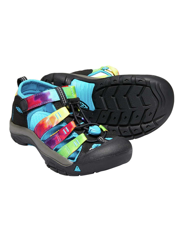 Keen Halbsandalen "Newport H2" in Schwarz/ Bunt - 37