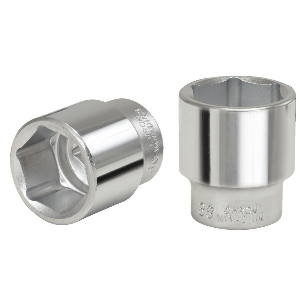 KS Tools Werkzeuge-Maschinen GmbH 3/4"" Sechskant-Stecknuss, kurz, 24mm, auf Hänger (24 mm) (911.3424-E)