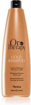 Fanola Oro Therapy Gold Shampoo champô hidratante com ouro 24 de quilates 1000 ml. Oro Therapy Gold Shampoo