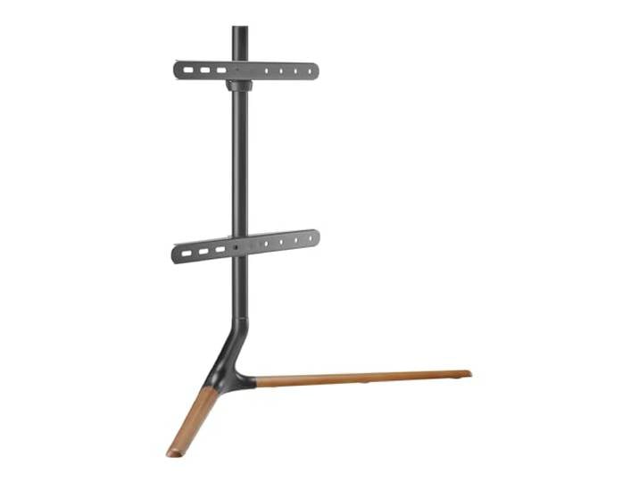 pro.tec TV-Standfuß Ystad Fernsehhalterung für Bildschirme bis zu 65 Zoll und 40kg Monitorhalterung schwenkbarer TV-Ständer 76,5x97x35cm VESA von 200x200 bis 400x400mm