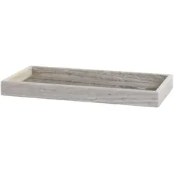 Chic Antique Morlaix Tablett aus Marmor rechteckig, H4/L45/B22 cm, latte