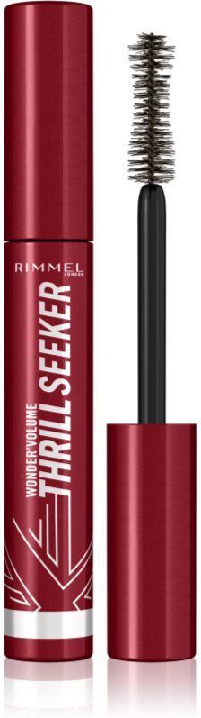 Rimmel WonderVolume Thrill Seeker volumising and curling mascara shade Black Brown 8 ml