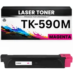 XXL Toner kits kompatibel für Kyocera TK-590M ECOSYS M6026cdn/M6026cidn/M6526cdn/M6526cidn/P6026cdn FS-C2026 MFP/C2026 MFP+/C2126 MFP/C2126 MFP+/C2526 MFP/C2626 MFP/C5250DN in Magenta