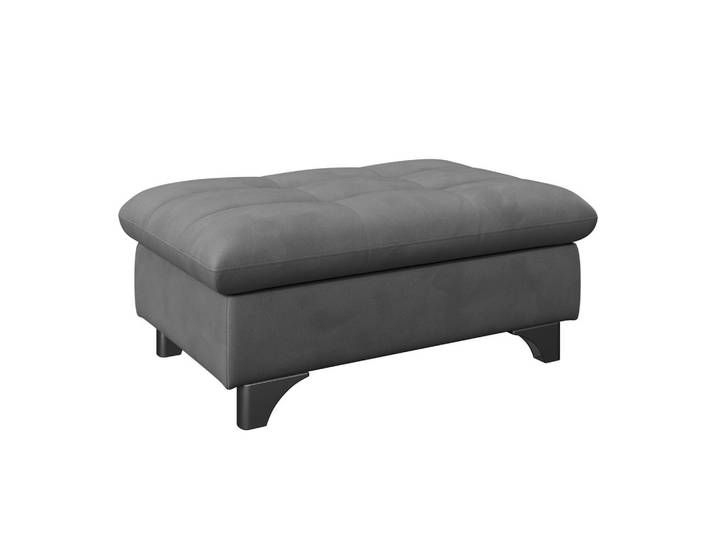 Livetastic Hocker, Dunkelgrau, Metall, quadratisch, 108x46x108 cm, Stoffauswahl, Wohnzimmer, Hocker, Sitzhocker