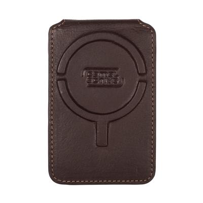 Kartenetui CAMEL ACTIVE "Hill", Damen, braun (dunkelbraun), Leder, clean, gepflegt, Basic, Kleinlederwaren, Herren Geldbörse mit innovativem Kartenschieber