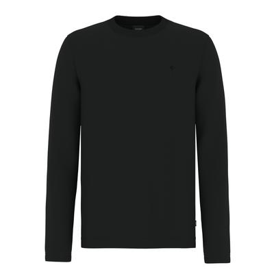 Langarmshirt JOOP "Pino", Herren, Gr. XXL, schwarz, Single Jersey, Obermaterial: 100% Baumwolle, unifarben, normal, Rundhals, Shirts Langarmshirt, reine Baumwolle