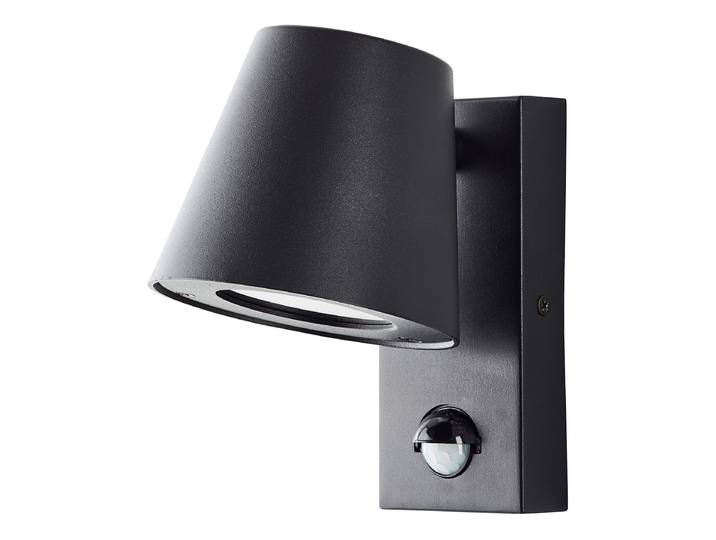 Wandleuchte Bari mit Sensor 11 x 17 x 16cm Schwarz