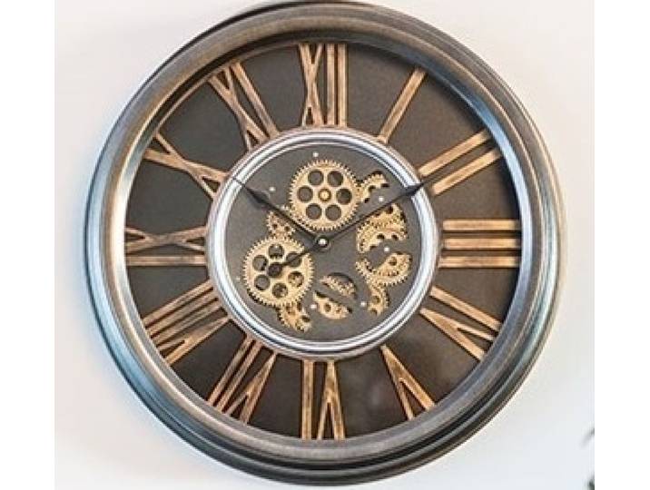 Thomas Kent Wandklok Grant Grijs 52,5 cm met Tandwielen