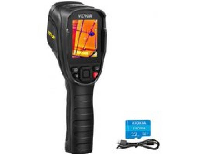VEVOR Image Thermique Infrarouge 320 x 240 pixels Caméra Thermique -20 à 400 ℃ Caméra Infrarouge Imagerie Thermique 25 Hz Parfaite pour l'Inspection de la Maison, la Vérification du CVC, la Plomberie