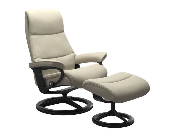 Stressless Relaxsesselset VIEW, Hellgrau, Leder