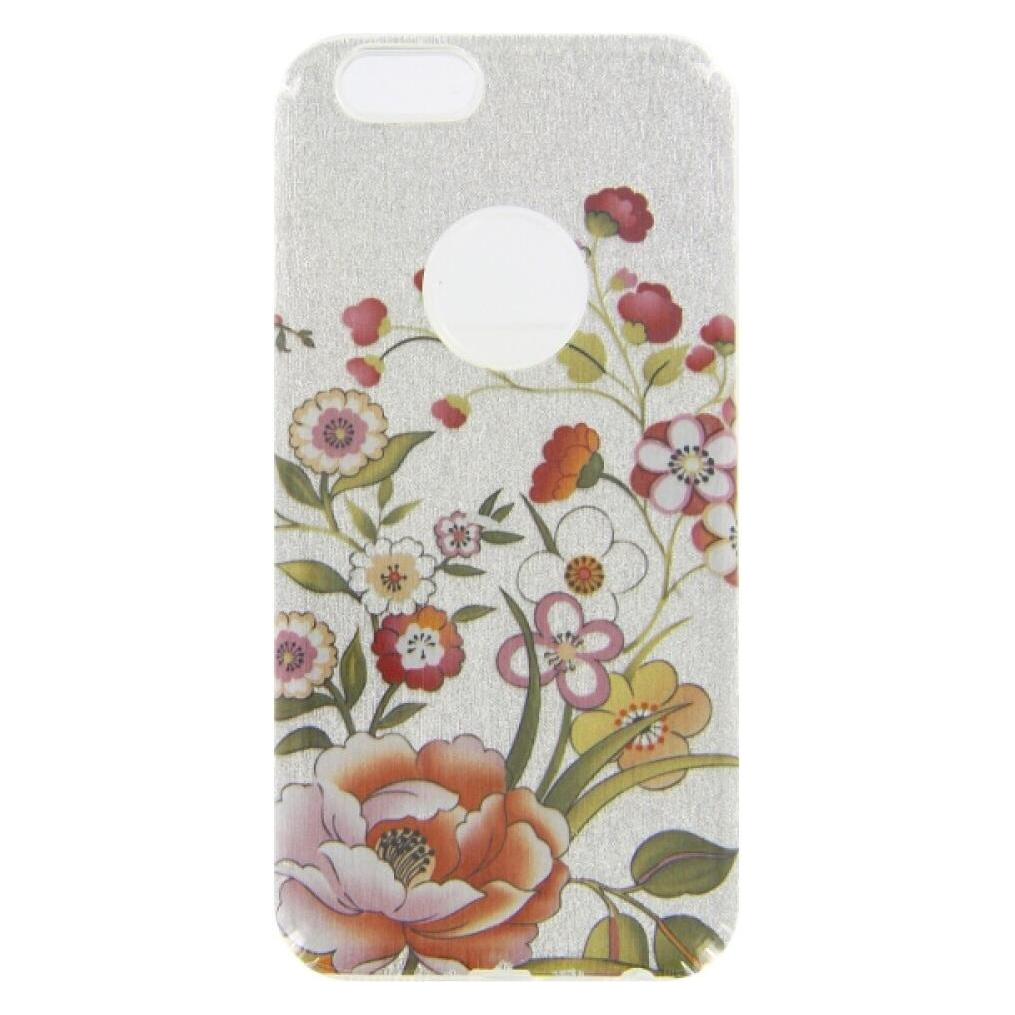 OEM Silicon Case iPhone 6 mit Glitzer-Blumenmuster (Apple iPhone 6) (25440936)