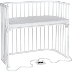 babybay® Beistellbett Boxspring XXL inkl. Matratze Classic Fresh, weiss