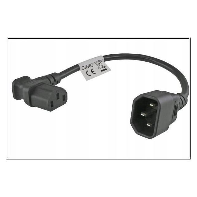 MicroConnect Power adapter C13 C14 angled (0.30 m) (PEA1416)