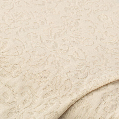 Jacquard-Jersey "Blumen", creme