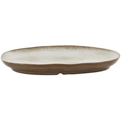 Chic Antique Valence Tablett, Höhe 3/L27/B19 cm latte