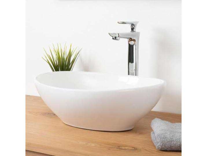 Wanda collection - Vasque Ovale en céramique Hugo