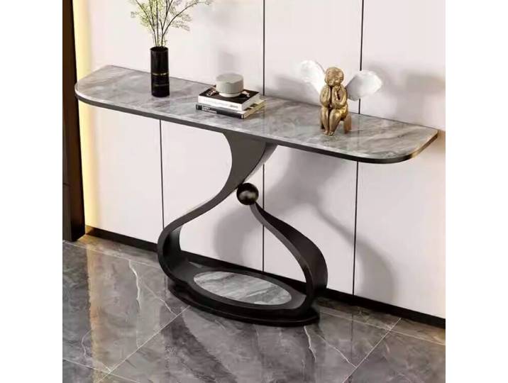 Table Console Élégante, Style Moderne Simple, Chic Nordique, Luxe Tendance, Meuble de Salon