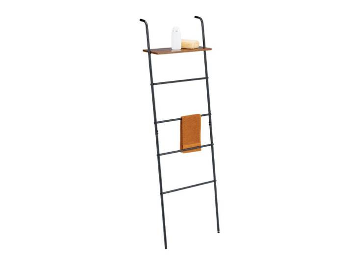 Relaxdays Industrial Handtuchleiter mit Ablage