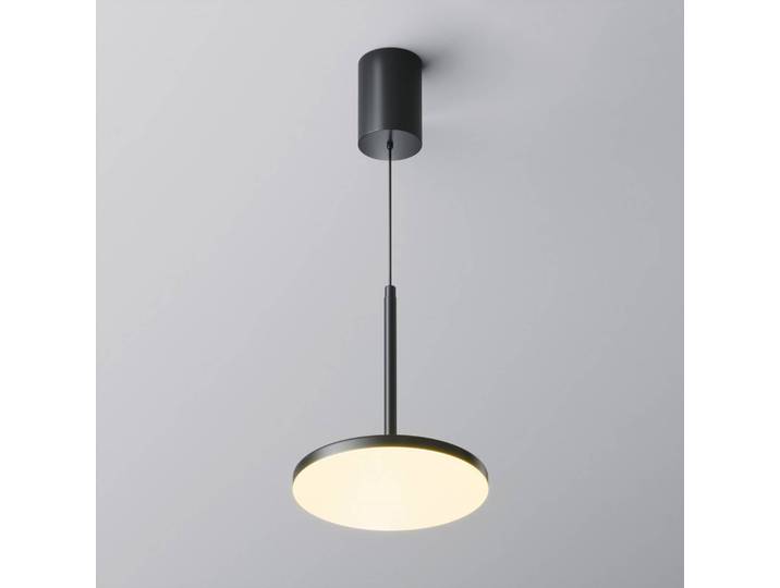 Maytoni Hängelampe Plato, schwarz, für Wohn- / Esszimmer, Aluminium, Modern