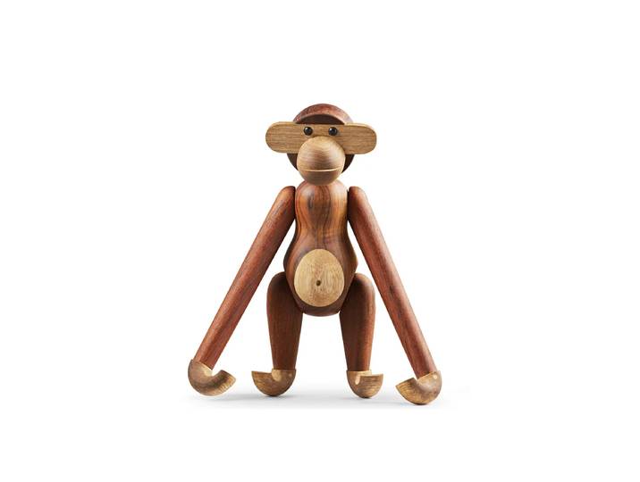 Kay Bojesen - Holz-Affe medium, Limbaholz / Teakholz
