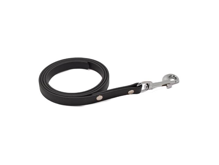 Schleppleine dogsmart BioThane 5 m / 12 mm , schwarz, B:1,2cm L:5m, Kunststoff, Polyester, Leinen, Schleppleine