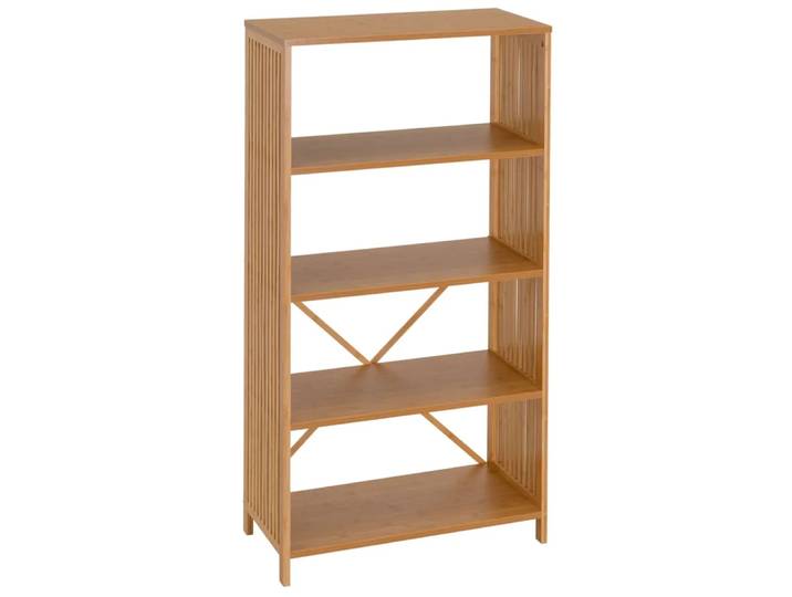 Étagère 4 plateaux bambou 63x30x120cm