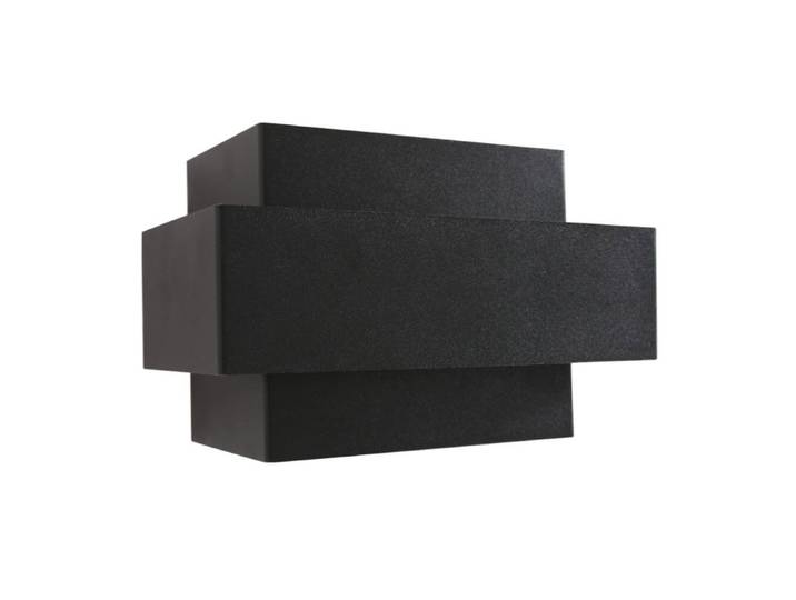 Zwarte wandspot Muro langwerpig Steinhauer - 3368ZW