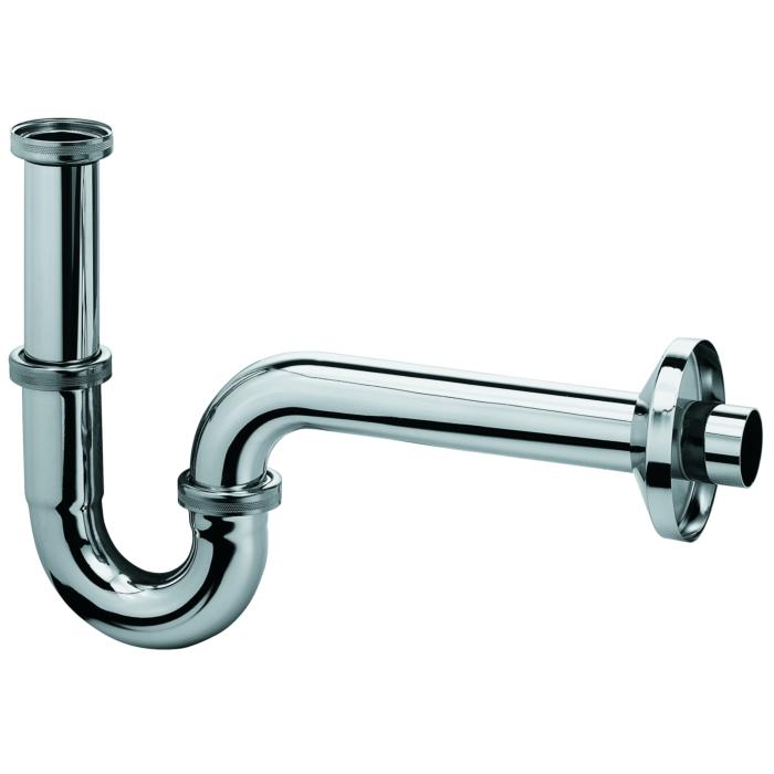 Kludi Röhren-Geruchsverschluss 1026505-00 G 1 1/4, verstellbares Tauchrohr bis 120 mm, chrom