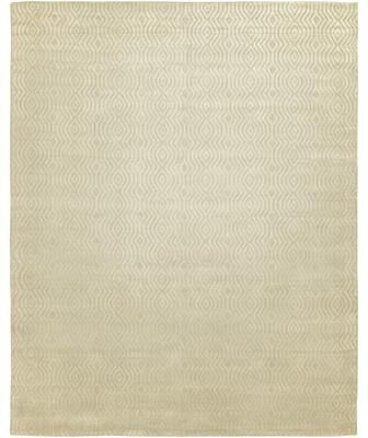 KALATY Ivory Handmade Area Rug