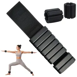 Relaxdays Gewichtsmanschetten 2er Set Schwarz
