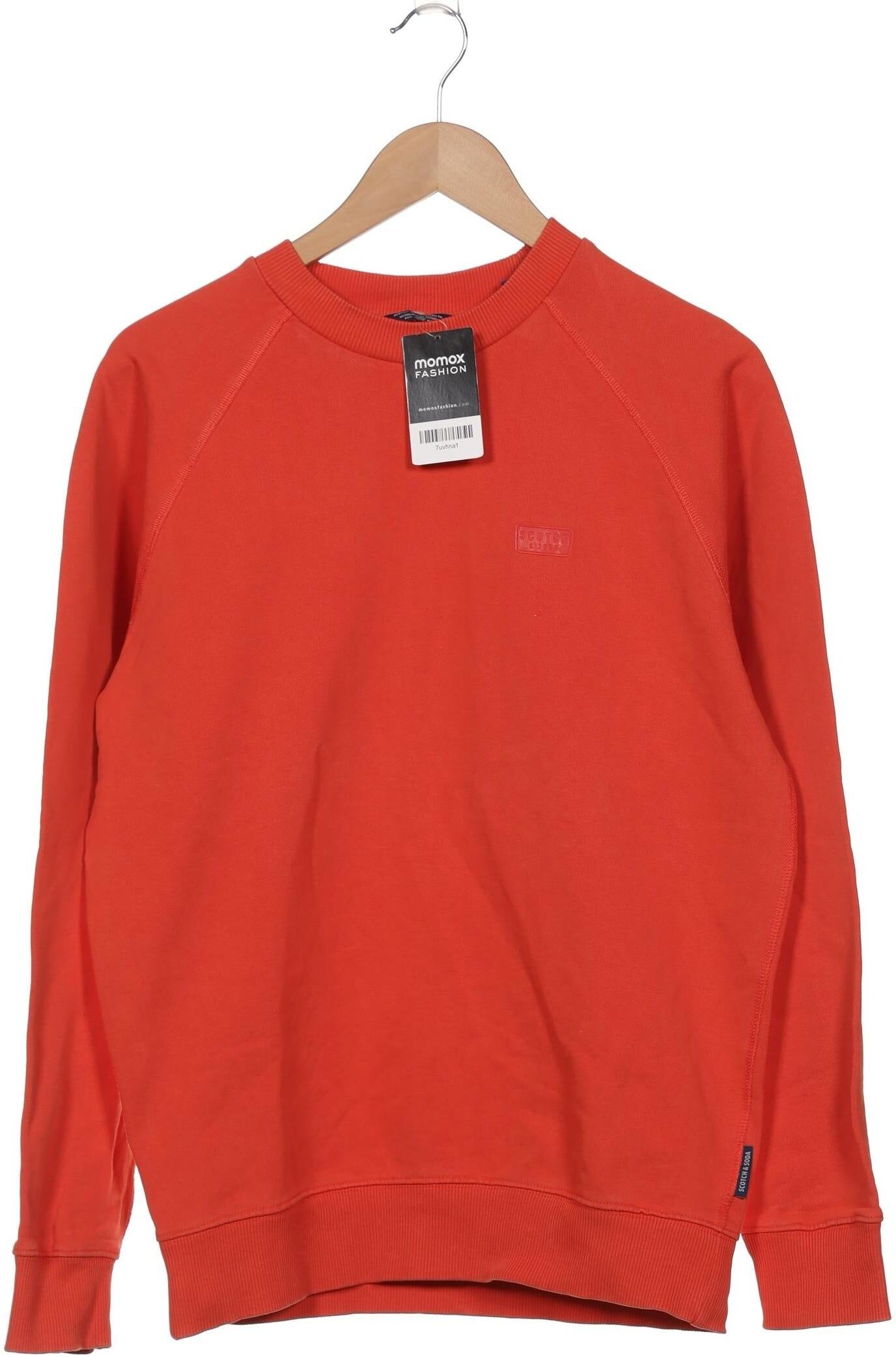 Scotch & Soda Herren Sweater, Orange, Gr. M, Baumwolle - Second Hand