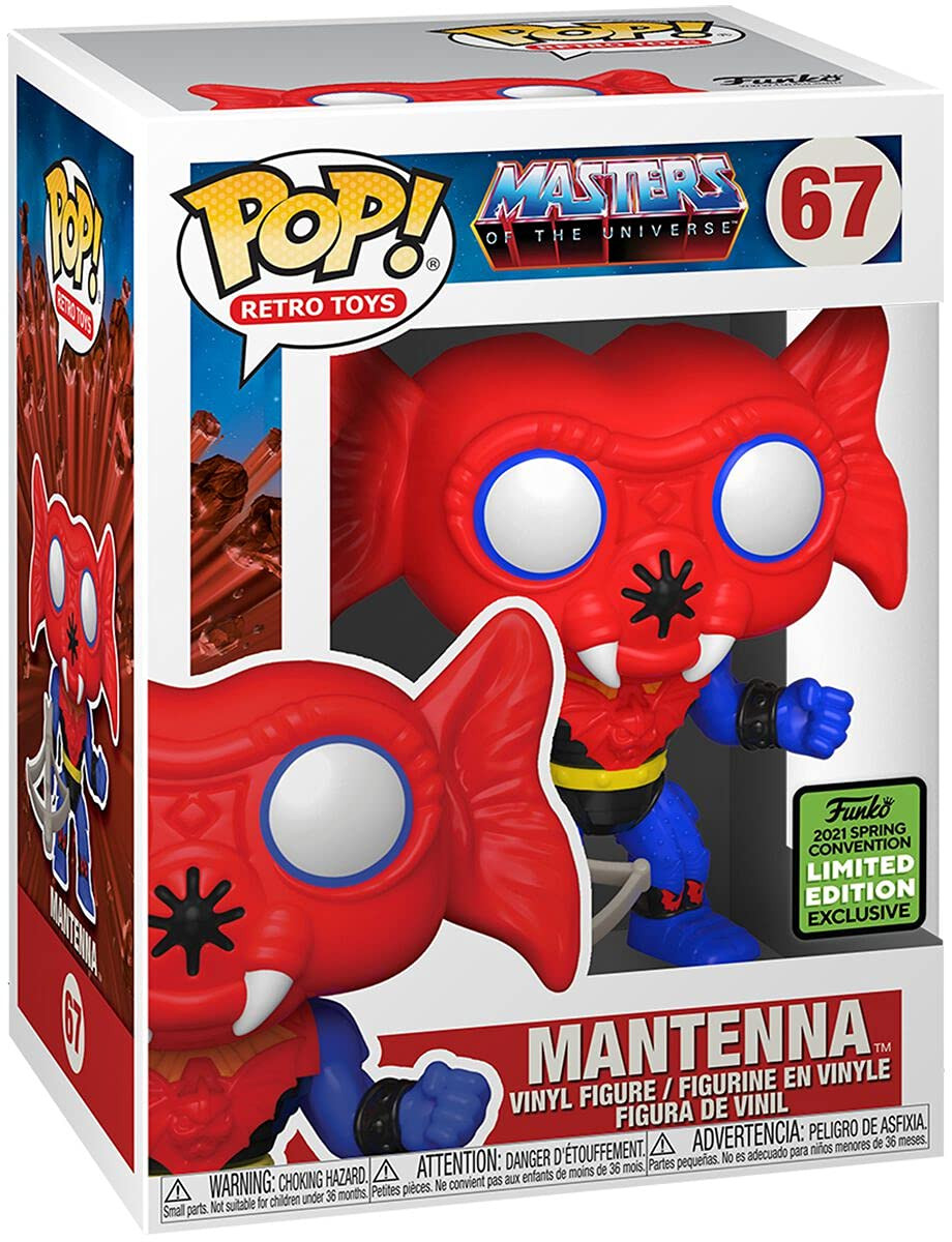 Funko Pop! Masters of the Universe Mantenna 67 Limited Edition Vinyl Figuur