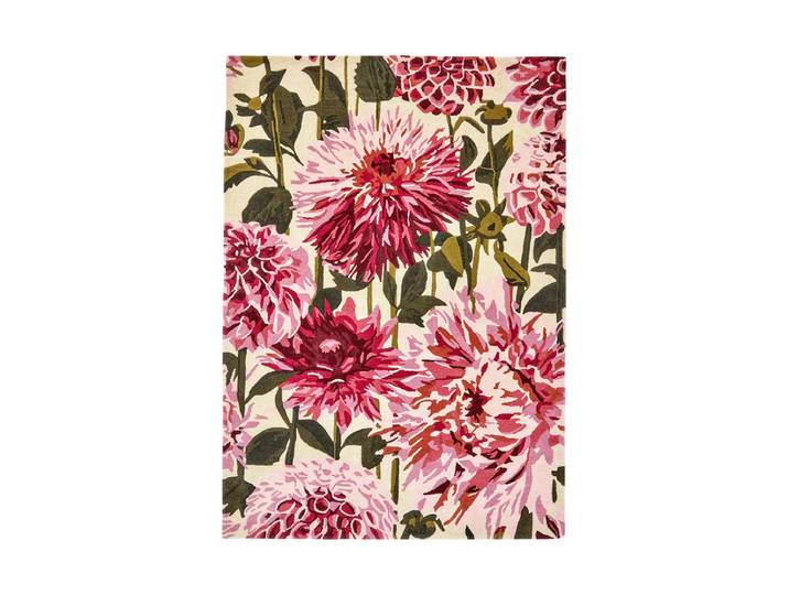Designer Teppich „Dahlia“ - handgetuftet, aus 100% reiner Schurwolle Fuchsia 140 x 200 cm Harlequin
