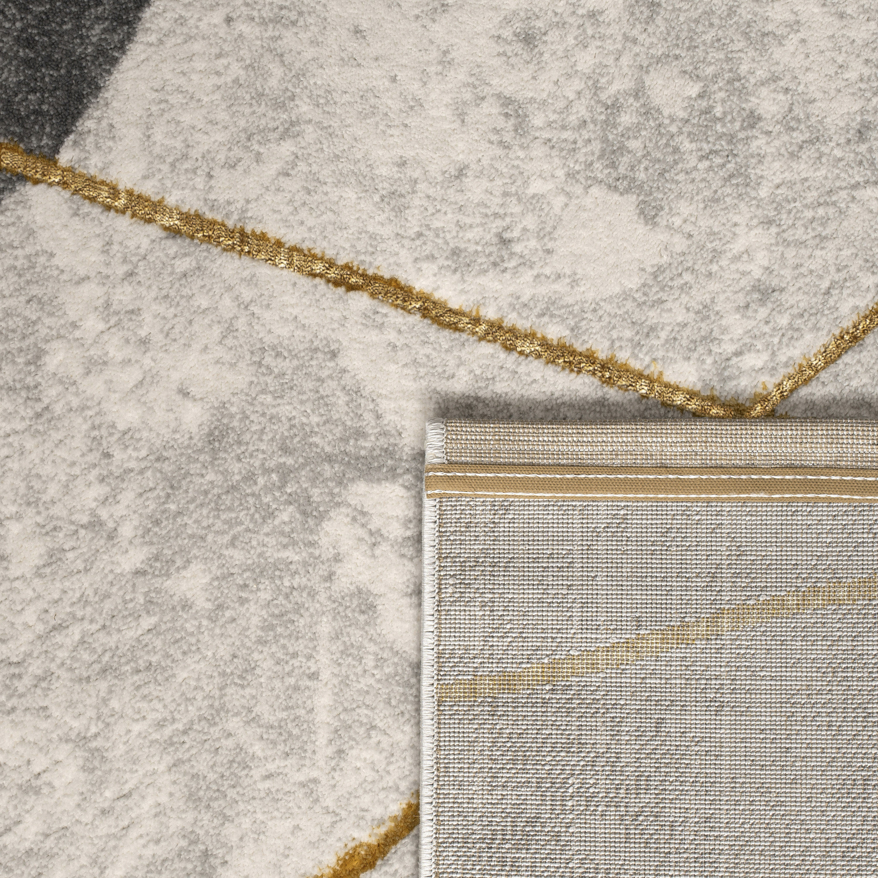 Paco Home "Tuana 217" rechteckig 15 mm Höhe Kurzflor, modernes 3D-Design, Wohnzimmer grau B : 160cm 1 Stk., 15mm, L: 230cm