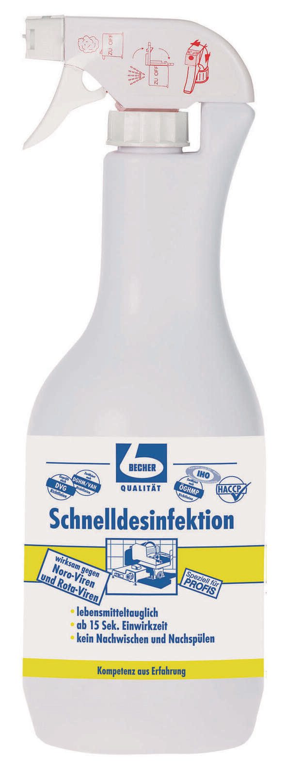 Becher Desinfektionsspray 1,0 l 1451000
